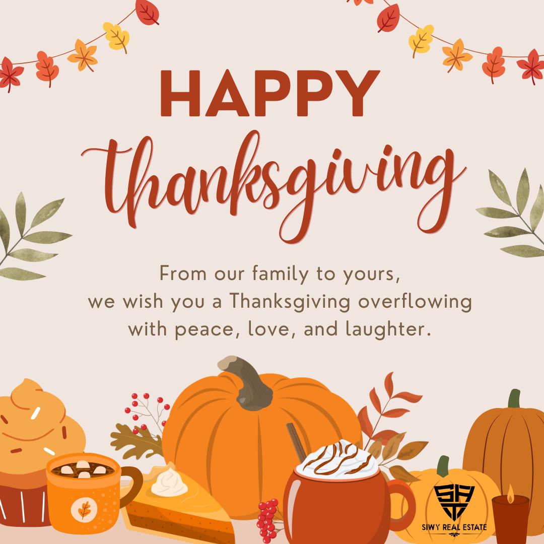 🦃 From our family to yours, Happy Thanksgiving! Wishing you a day filled with gratitude, good food, and the people you love. 🤍