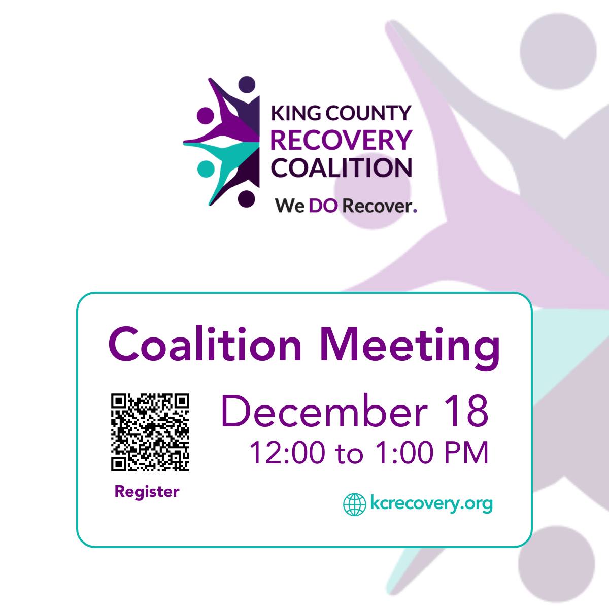 KCRC Coalition Meeting — Dec 18, 12–1 PM
Join us for our final coalition meeting of the year featuring a guest presentation from the Orca Center.
Register: https://us02web.zoom.us/meeting/register/-kOU6Ne-S4WolqjZ7Q1tYA