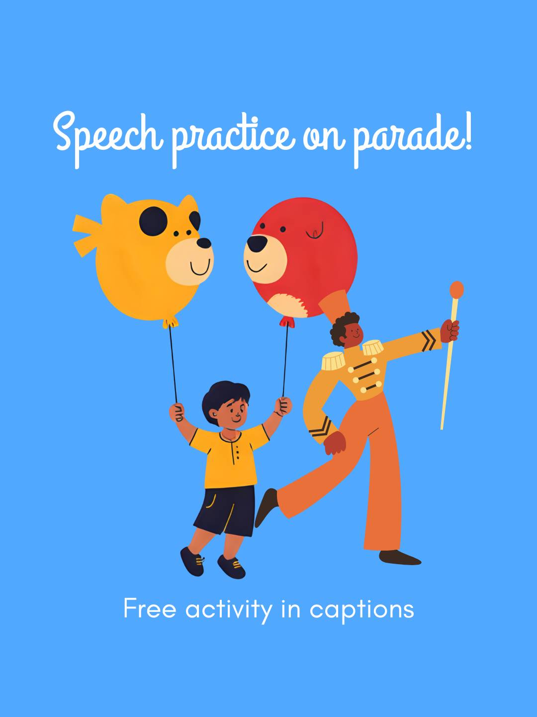 It’s parade time! Students will enjoy this free activity—making their own Thanksgiving Day Parade balloons while practicing speech and language skills.
Download free activity here: https://www.teletalktherapy.org/file-share/eaac93d1-e479-4e19-84b5-73203e3849fe