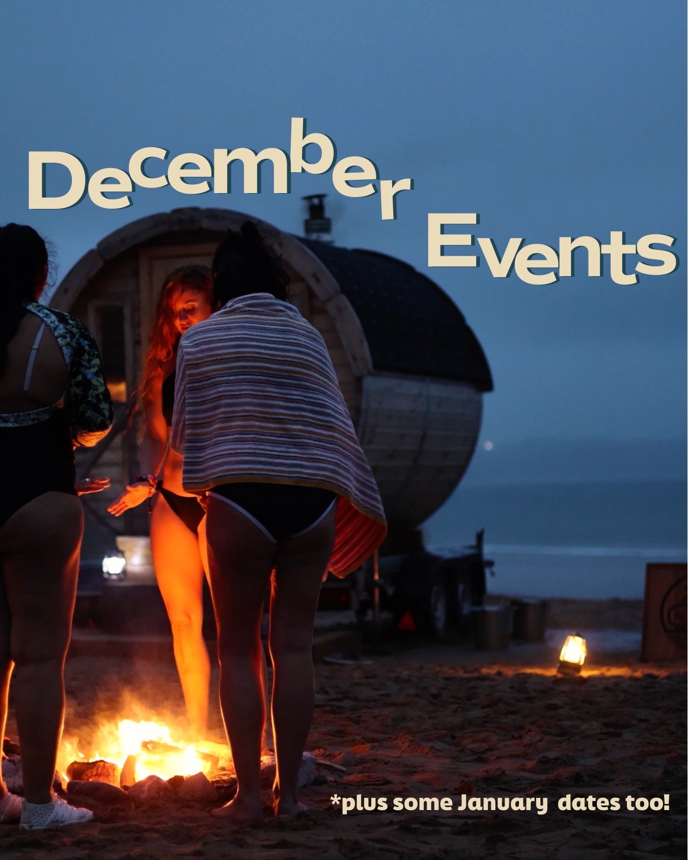 Come and join us for some warmth, rituals, cold plunges and sunrises over Christmas and new years! Swipe to see our what's happening this December & January ! ✨🌊
🌚🌿19th December - New Moon Sauna by Rose @saltandlightretreatuk (book with them)
🌅🔥1st January - Sunrise Sauna Ceremony by Rose @saltandlightretreatuk (book with them)
🌝 🌊 3rd JANUARY - Full Moon Sauna & Breathwork with Chris Davies @the_chris_davies (book with us)
🌬️🌿3rd JANUARY - Reset and Rise mini retreat by Rose @saltandlightretreatuk (book with them)
🧖🧖♀️& don't forget Thursday Club - your weekly sauna escape!
See you soon! ✨
#Wintersaunas #calmspace #rejuvenate #outdoortherapy #wholebodyhealth #restandrecovery #natureistherapy #naturalhighs #insomnia #tysawna #saunahouse #beachsauna #sauna #oxwichbay #oxwichbeach #Swansea #gowerpeninsula #gower