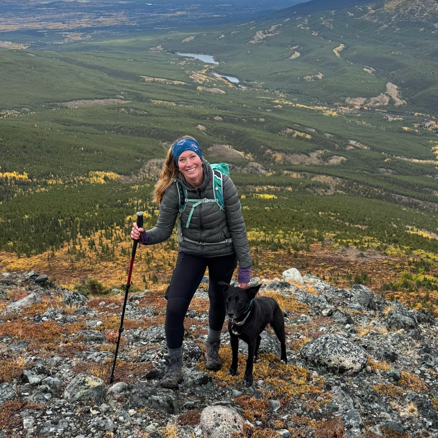 The YNA Chair:
Sarah Harrison, BScN, RN, CCSNE
Sarah Harrison is a Registered Nurse, educator, and northern health leader with 17 years of experience across British Columbia, New Zealand, and the Yukon. She began her Yukon journey in 2016 on what was meant to be a two-month contract, and has been proudly rooted in the territory ever since. Sarah has built her career in pediatrics, critical care, nursing informatics, simulation, and clinical education, and currently serves as the Clinical Coordinator for the Practical Nursing program at Yukon University. She is a candidate for the Master of Health Leadership and Policy in Clinical Education at the University of British Columbia, deepening her expertise in nursing leadership, education, and system-level improvement. Sarah has served for six years on the Yukon Registered Nurses Association (YRNA) Complaints Committee, three years as President of the Copper Ridge Neighbourhood Association. She has contributed to multiple committees and boards in both British Columbia and New Zealand. She has a longstanding commitment to accountability, public protection, community development, and advancing the profession through strong leadership. When she’s not working or studying, she can be found exploring the outdoors with Khione, her spirited four-year-old Old Crow rescue dog, who accompanies her on runs, road trips, and loves a little forest parkour.