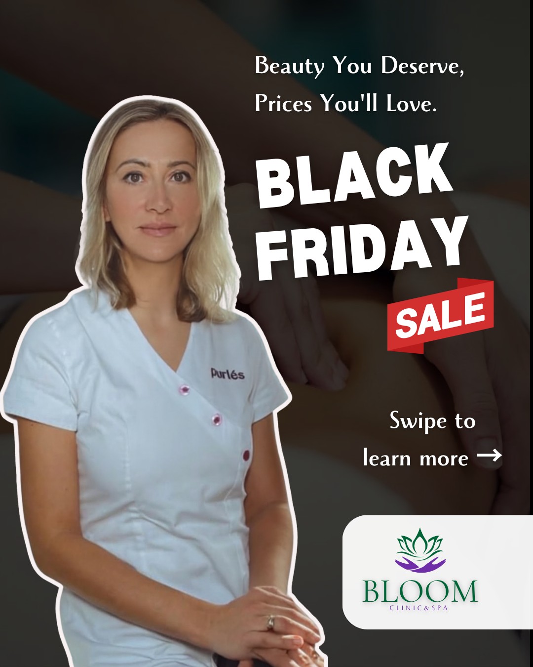 Our biggest sale of the year is LIVE, but only for bookings made this week! Treat your skin to luxury for less this Black Friday , but hurry, these prices vanish after 7 days!
RF Microneedling + PRP: £130 (was £170)
Kobido Massage + Mask: £60 (was £85)
Derma Pen + Exosomes: £95 (was £130)
Bio Re Peel: £60 (was £85)
Amico Colostrum Peel: £65 (was £85)
Laser Hair Removal (Small Area): £35 (new clients only)
Hydrafacial: £65 (was £80)
Book by 01.12.2025 - 1 week from now! Terms and Conditions Apply.
Contact me to book your Black Friday glow!
#BlackFridaySale #OneWeekDeal #SkincareGoals #BeautyDiscounts #TimeSensitive #bloomclinicspa