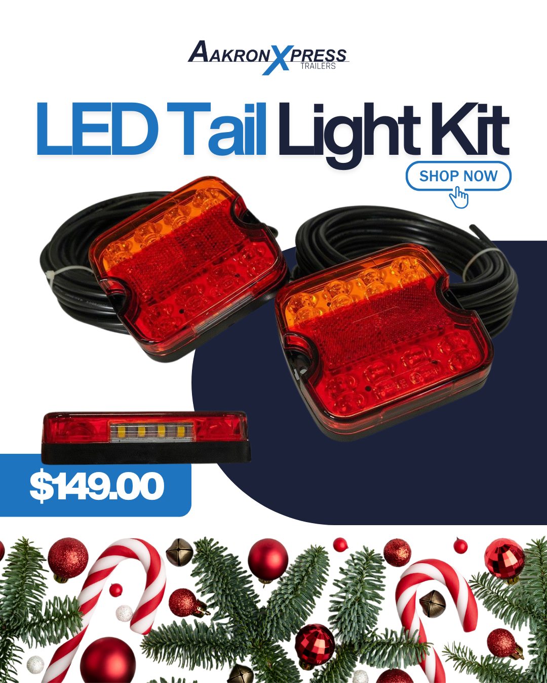 Light up your trailer this festive season with our fully submersible LED Tail Lights! Designed to withstand water, launches, and all your summer adventures, these lights offer reliable visibility, long-lasting performance, and a sleek modern look. Perfect for safe towing and peace of mind on every trip.
www.aakronxpress.co.nz/shop
#LEDLightsNZ #BoatTrailersNZ #MarineGearNZ #SubmersibleLights #SummerBoating #KiwiBoaties #TrailerUpgrades