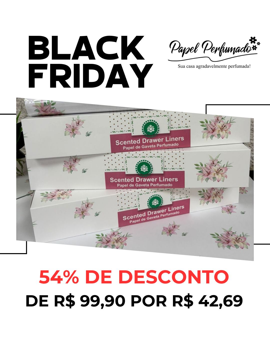 https://www.papelperfumado.com.br/papel-de-gaveta-perfumado-vida-bella-caixa-com-5-folhas
Seu aroma favorito ficou ainda melhor: Black Friday com até 70% OFF em papéis perfumados!