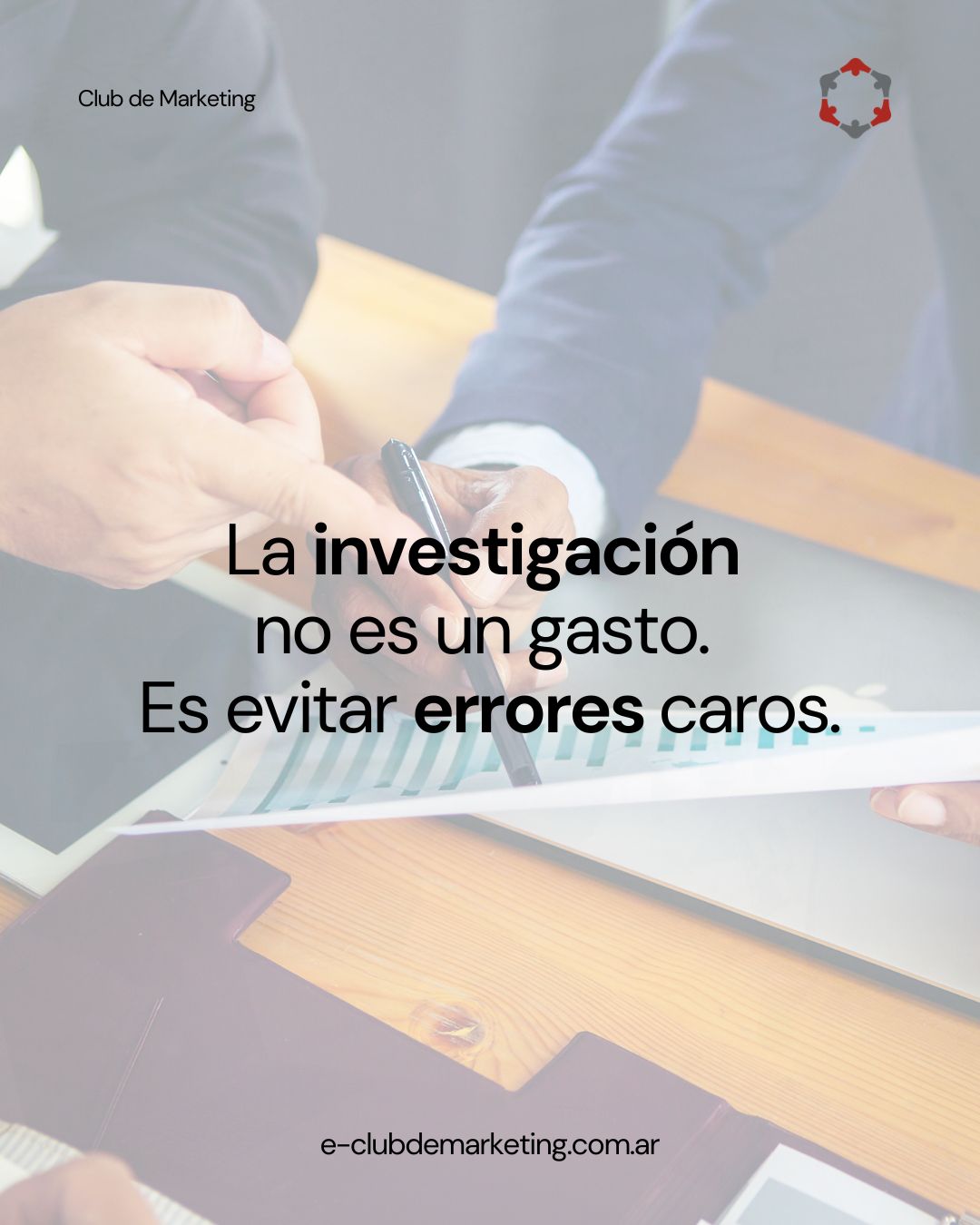 Un estudio bien hecho evita:
• Lanzar productos que el mercado no pide
• Mensajes que no generan conexión
• Precios mal posicionados
• Campañas que no convierten
• Perder tiempo y dinero
La inversión real empieza antes de ejecutar.
Eso se llama estrategia.
Pedí tu presupuesto hoy.
💬 Empezá a tomar decisiones con dirección.
📲 Escribinos y activá tu planificación estratégica hoy.
👉 Más info en www.e-clubdemarketing.com.ar/marketing
#MarketingInteligente #Estrategia #ClubDeMarketing