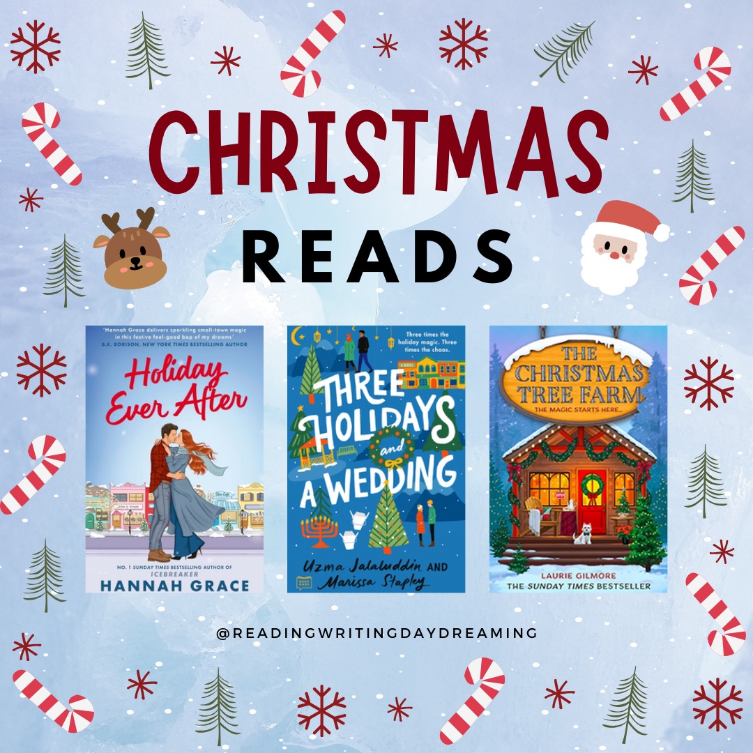 🎁🎅 Christmas Reads 🎅🎁
Some of these I have read and others are on my tbr for this holiday season. Have you read any of these books? What book would you recommend for Christmas?
🎁 Holiday Ever After by Hannah Grace
🎅 Three Holidays and a Wedding by Marissa Stapley and Uzma Jalaluddin
🎁 The Christmas Tree Farm by Laurie Gilmore
🎅 Merry Christmas, You Filthy Animal by Megan Quinn
🎁 Merry Little Kissmas by Lauren Blakely
🎅 Window Shopping by Tessa Bailey
🎁 The Night Before Christmas by Clement-Clarke Moore
🎅 How The Grinch Stole Christmas by Dr Seuss
🎁A Christmas Carol by Charles Dickens
#instabook #bookish #bookworm #booksbooksbooks #booksofinstagram #readersofinstagram #christmas #christmasreads #read #reading #reader #booklist