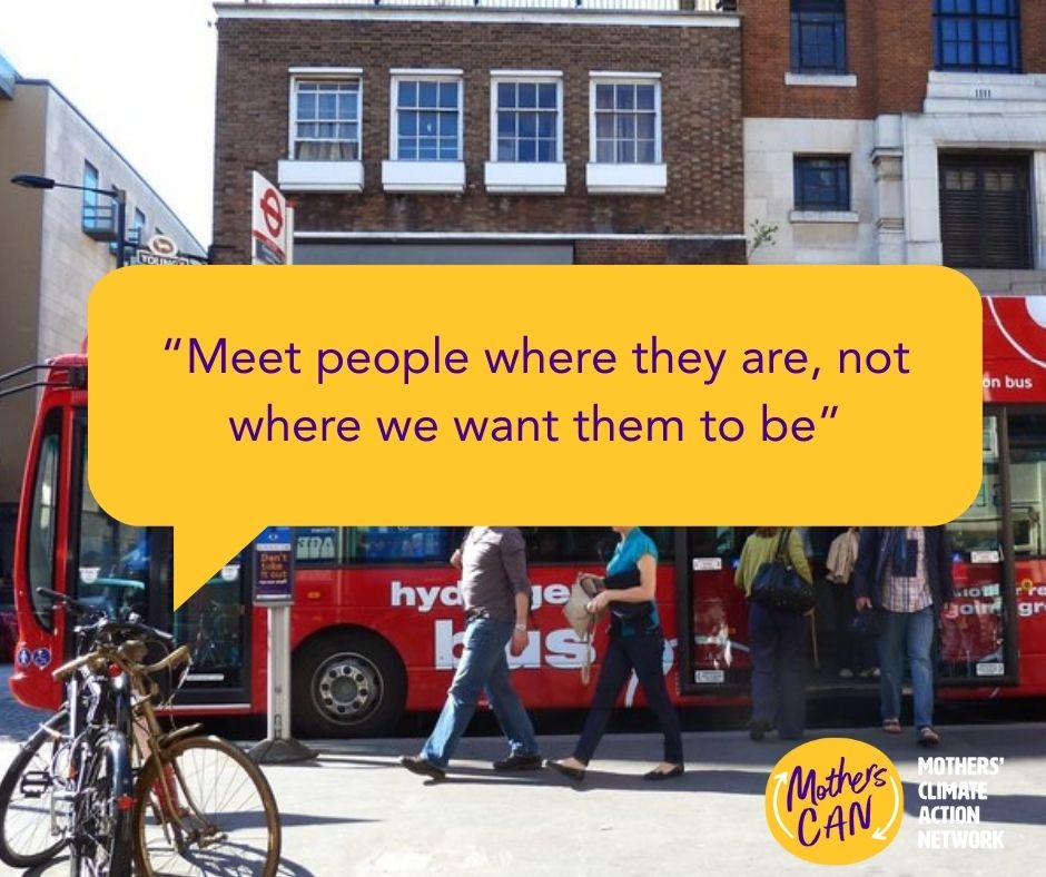 How can we keep talking about climate in ways that work? "Meet people where they are, not where we want them to be" was a resounding takeaway for mums in our network from our latest open-invite speaker event.
@climatevisuals Rachael Orr shared a wealth of communications tips with Mothers CAN and other parents and concerned citizens across the UK. She talked us through findings from their research into British people's opinions on climate and nature - it turns out that despite what the news headlines can make us feel, the vast majority of people in the UK overwhelmingly DO care. Rachael gave us practical tips on how to have productive conversations in our communities, such as:
- Celebrate progress - talk about the good changes already happening, especially in your local area
- Connect with people through stories, your passion, and using empathy
- Find common ground and listen to your audience, don't talk at them
Over 50 mothers and others from across the UK joined our session - were you there? What tips did you take away?
Thank you Rachael and to everyone who joined us. If you're interested in learning more, check out the 'Britain Talks Climate and Nature' research and toolkit on Climate Outreach's website.
View a full recording of Rachael's talk - link in our bio.
#ClimateComms #ClimateAction #BritainTalksClimate