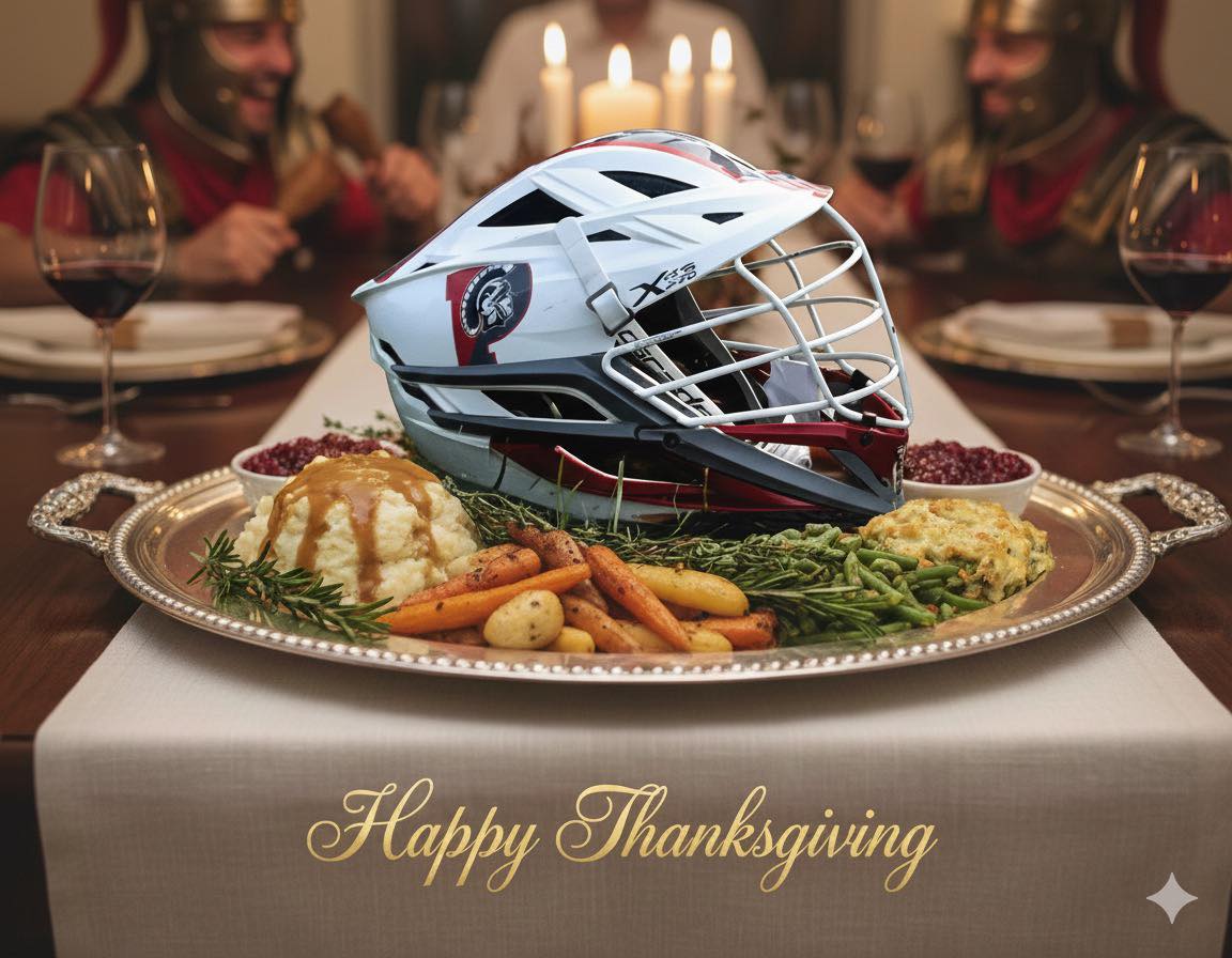 Happy Thanksgiving from the Parkland Boys Lacrosse team! 🦃🥍 We're incredibly grateful for our players, coaches, families, and amazing community. Enjoy the feast!