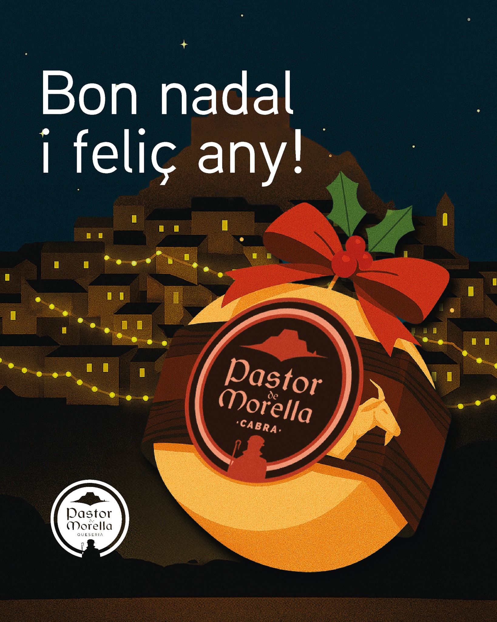 Des de Pastor de Morella vos desitgem un Bon Nadal i un feliç 2026! 🎄✨
Un any més, volem donar les gràcies a totes les persones que confieu en nosaltres: clients, clientes i amics que ens acompanyeu en cada etapa.
I, per descomptat, gràcies al nostre equip, que treballa cada dia amb dedicació i estima pel que és nostre.
Brindem per un nou any ple de moments compartits i moltes il·lusions per davant.
Gràcies per formar part de la nostra història un any més 💛🧀
#pastordemorella #elsports #morella #queseríapastordemorella