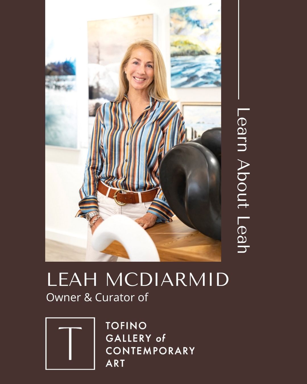 “Art feels different when someone teaches you to trust your instinct.”
Leah’s philosophy reshapes how we experience contemporary art. We’re proud to feature her this month as a Curator, Creative, or Craftsman.
Find the full article via the link in our bio.
#WestCoastLiving #PacificNorthwestDesign #tofino