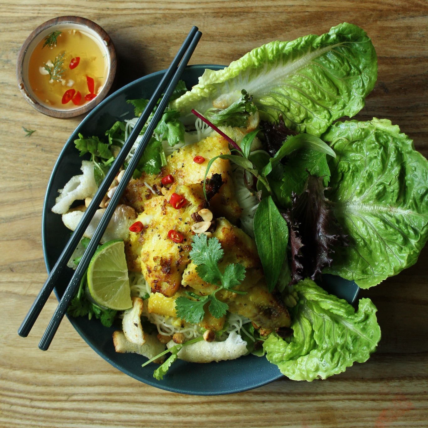 TGIF! 🥂 Need an excuse to go out tonight? Come and try one of our most popular dishes, Chả Cá Lã Vọng, which is Hanoi-style cod with turmeric and dill 🐟