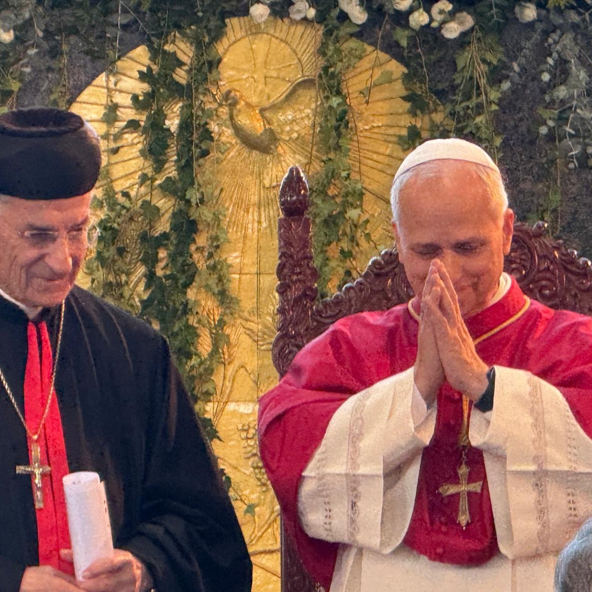 Images and Video from the Maronite Catholic Eparchies USA Pilgrimage to Lebanon-Day 5 (December 1)
Bishop A. Elias Zaidan and the members of the pilgrimage attended gatherings with His Holiness Pope Leo XIV.