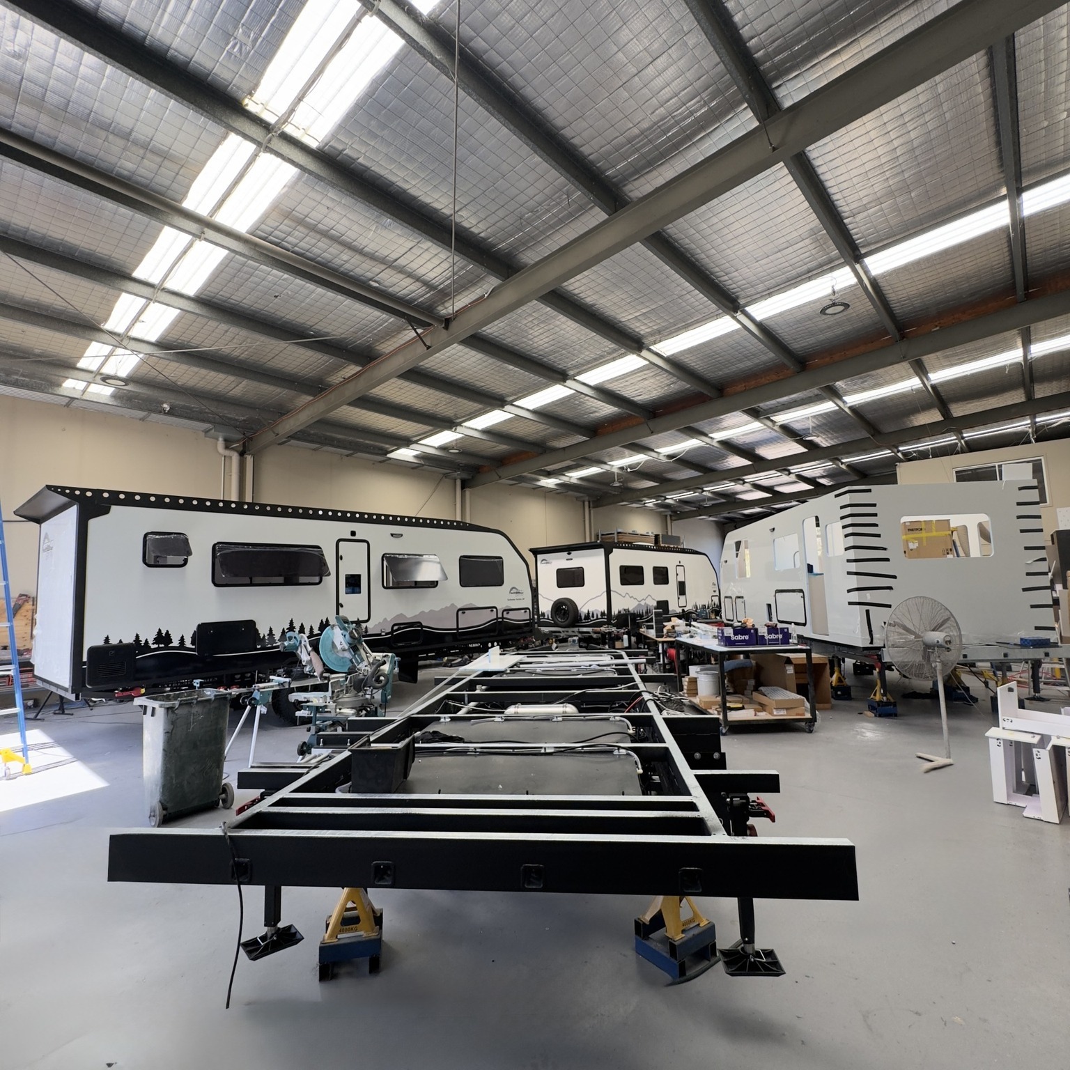 🛠 Factory Friday’s 👇
It’s been a hot one in Brisbane this week, but the team has powered through and smashed out some serious progress across the workshop!
▶ GRIT025 – Prepped and ready for handover next week. Photos dropping soon… and trust us, this one is very different.
▶ GRIT030 – Internal works are moving fast, and the exterior protection on the front and sides is now complete.
▶ GRIT031 – Last week it was just a floor… now it’s standing tall with walls and the internal layout taking shape. One to keep your eye on!
▶ GRIT032 – Fresh out of the chassis shed and straight into fit-out: water tanks, suspension, and external electrical underway.
👀Something new has rocked up at the Grit HQ… and nope, we’re not telling you yet 🤐
But if you think you saw a Super Duty, you might be onto something 👀🤔
🔥 Next week is the start of the home run to Christmas and the GRIT lineup just keeps getting better.
#OffroadGritRV #FactoryFridays #CaravanBuild #AustralianMade #OffroadCaravan #CaravanLife #RVLifeAustralia #CaravanManufacturing #BehindTheScenes #BrisbaneBusiness #AdventureReady #BuiltForTheBush