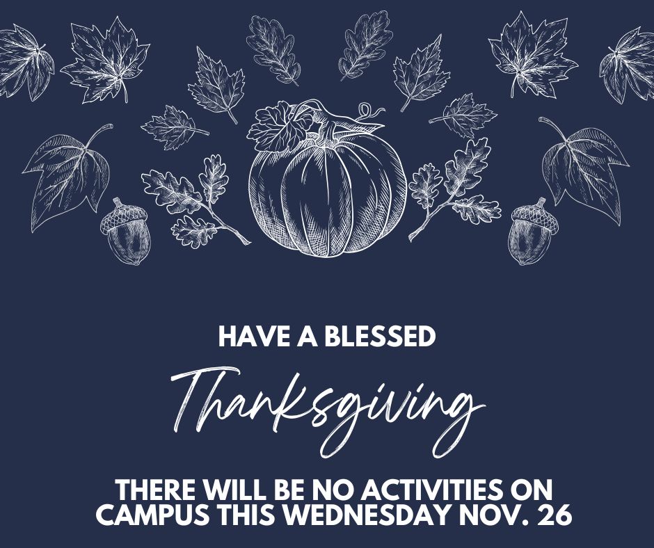 We know you're busy cooking up a feast for tomorrow! We'll see you Sunday at 10 am!