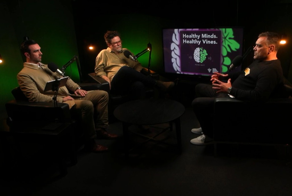 Just in time for the morning commute 😉 🎧
Our Founder Pauly Vandenbergh recently joined Nick Ryan and Callum MacPherson on their Healthy Minds, Healthy Vines podcast. If you've ever wondered how Pauly manages his roles with the AFL, the Tjindu Foundation, Aboriginal Basketball Academy, Wanna Mar Produce and Munda Wines, as well as four kids (and a dog!) here's your insider's view.
Healhy Minds, Healthy Vines is proudly produced by the Wine Grape Council of South Australia, bringin you conversations that share a rich diversity of views, experiences, knowledge and questions from across the State's grape and wine community. From personal journeys to practical insights, each episode is designed to spark thought, build connection, and support wellbeing in our industry.
🔗 to listen/watch is in the bio, friends.