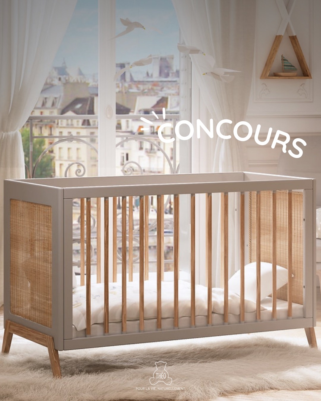Et si vous offriez à bébé un lit évolutif qui accompagnera votre enfant tout au long de sa croissance ?�
Ça tombe bien, on vous donne la chance de remporter un lit bébé évolutif Marélia Lune 60x120 cm ✨
Pour participer :
✅ Likez ce post
✅ Abonnez-vous à @theobebe_officiel
✅ Identifiez en commentaire 2 ami(e)s qui aimeraient aussi tenter leur chance !
🍀 Bonus : doublez vos chances en partageant ce post en story en nous mentionnant !
Résultat 22 décembre ! Bonne chance 🍀
#litevolutif #chambrebeb #universbebe #theobebe #cadeaunesse #concours #concoursbebe #jeuconcours #giveawayfrance #decobebe #mobilierbebe #parents #maman #papa