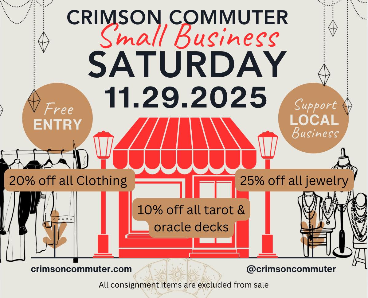 Lots of savings this weekend with Black Friday 35% off all crystals and small business Saturday
with lots of sales in time for the holidays! ❄️✨❤️