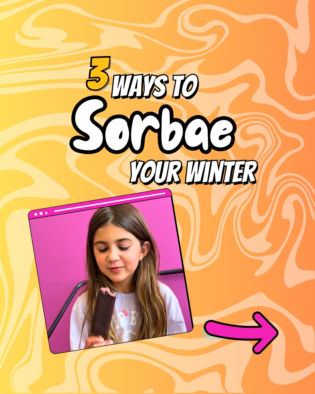 We’re here for cozy winter moments ❄️
Inspired to treat your team? Want a personal dairy-free sweet fix between gatherings and celebrations? We’ve got you. 💙
Swipe for a few easy ways to have a Sorbae winter
📩 Email for event inquiries or bulk orders, or order online to schedule an easy pickup of personal pops. It’s that easy.
We may have pumped the brakes for the slow season, but we’re still rolling. 🎡