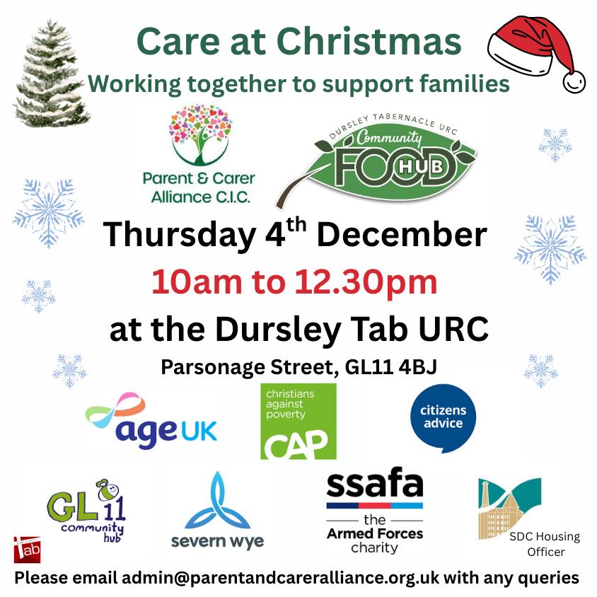 Read our latest Newsletter which includes all our events including Care at Christmas as below.
https://parentandcareralliance.org.uk/so/fePbDnZE1?languageTag=en #Send #parentandcareralliance