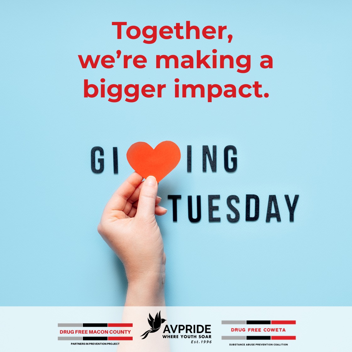 Today we need your help!
As we lean into the spirit of Giving Tuesday, we’re asking our #community to step forward and help us build critical traction for our upcoming Holiday Happy Hour 🎉✨. This event is more than a seasonal celebration; it’s a key driver of our year-end impact strategy and a meaningful way to sustain the programs our community counts on 💙.
When you purchase a ticket, you’re not just attending! You’re investing in the #outcomes we deliver, the people we serve, and the mission we’re committed to advancing 🙌🏽❤️.
🎟️ Reserve your ticket today: https://givebutter.com/c/AVPRIDEHolidayHappyHour
📣 Share this post to help widen our outreach.
Today, we need your help with heart and purpose. Your support truly moves the needle 🌟.