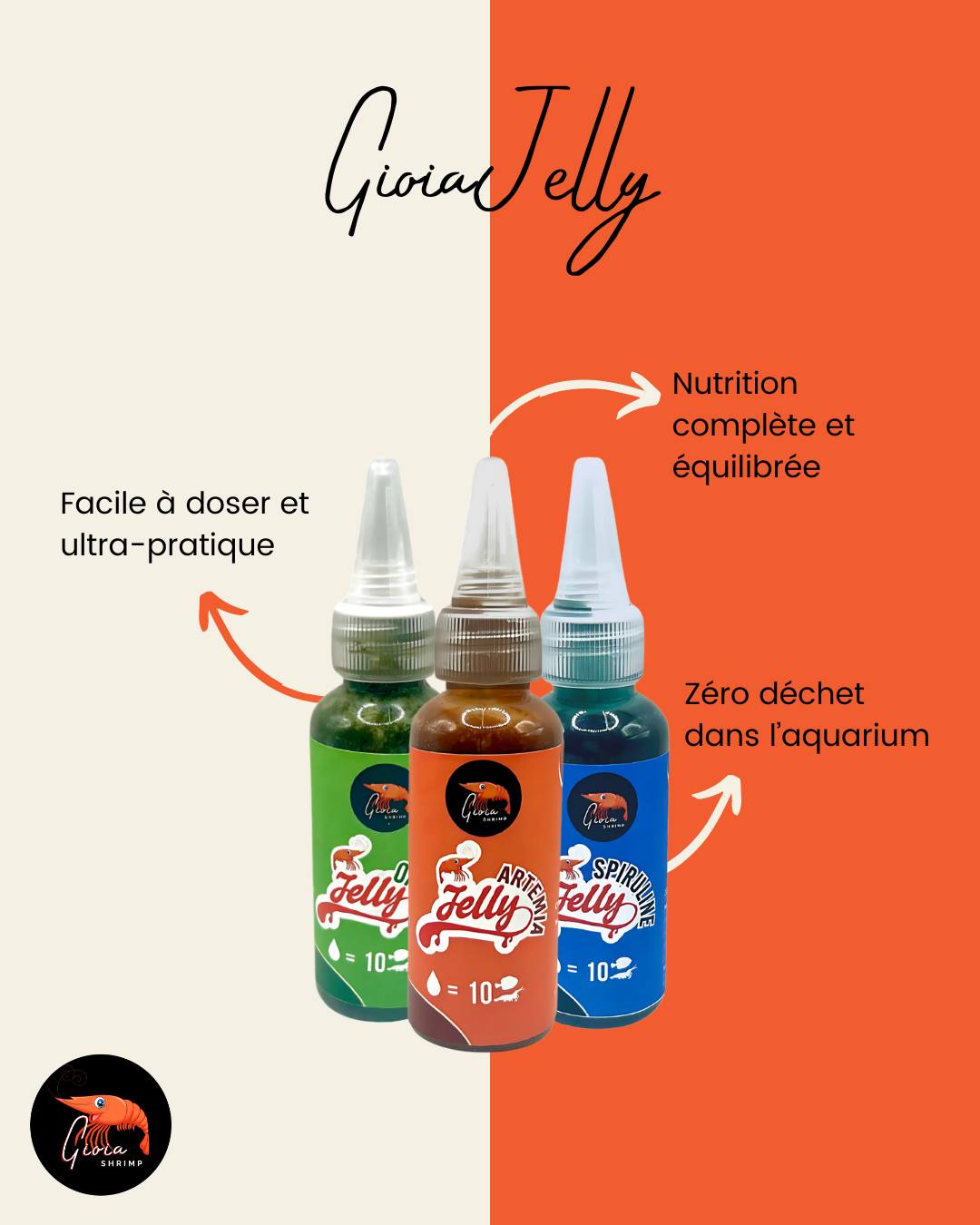 💧 GioiaJelly : Une goutte suffit ! 💧
Nourrir vos crevettes n’a jamais été aussi simple 🌿.
La GioiaJelly est une alimentation complète, riche en protéines, vitamines et minéraux essentiels. Une seule goutte permet de couvrir les besoins de 10 à 20 crevettes, sans polluer l’eau 🦐.
✅ Nutrition complète et équilibrée
✅ Zéro déchet dans l’aquarium
✅ Facile à doser et ultra-pratique
✅ Convient aussi bien aux crevettes qu’aux poissons
🌿 Et vous, quelle GioiaJelly avez-vous déjà testée ?
#crevette #shrimp #shrimpkeeping #shrimpsofinstagram #shrimplife #shrimpfood #aquariumhobby #shrimpkeeper #shrimpaddict #shrimpcollection #caridina #neocaridina #garnelen #shrimpobsession #nanoaquarium #invertebrates #bioaquarium #shrimpkeepers #plantedaquarium #aquariumlife #gioiashrimp