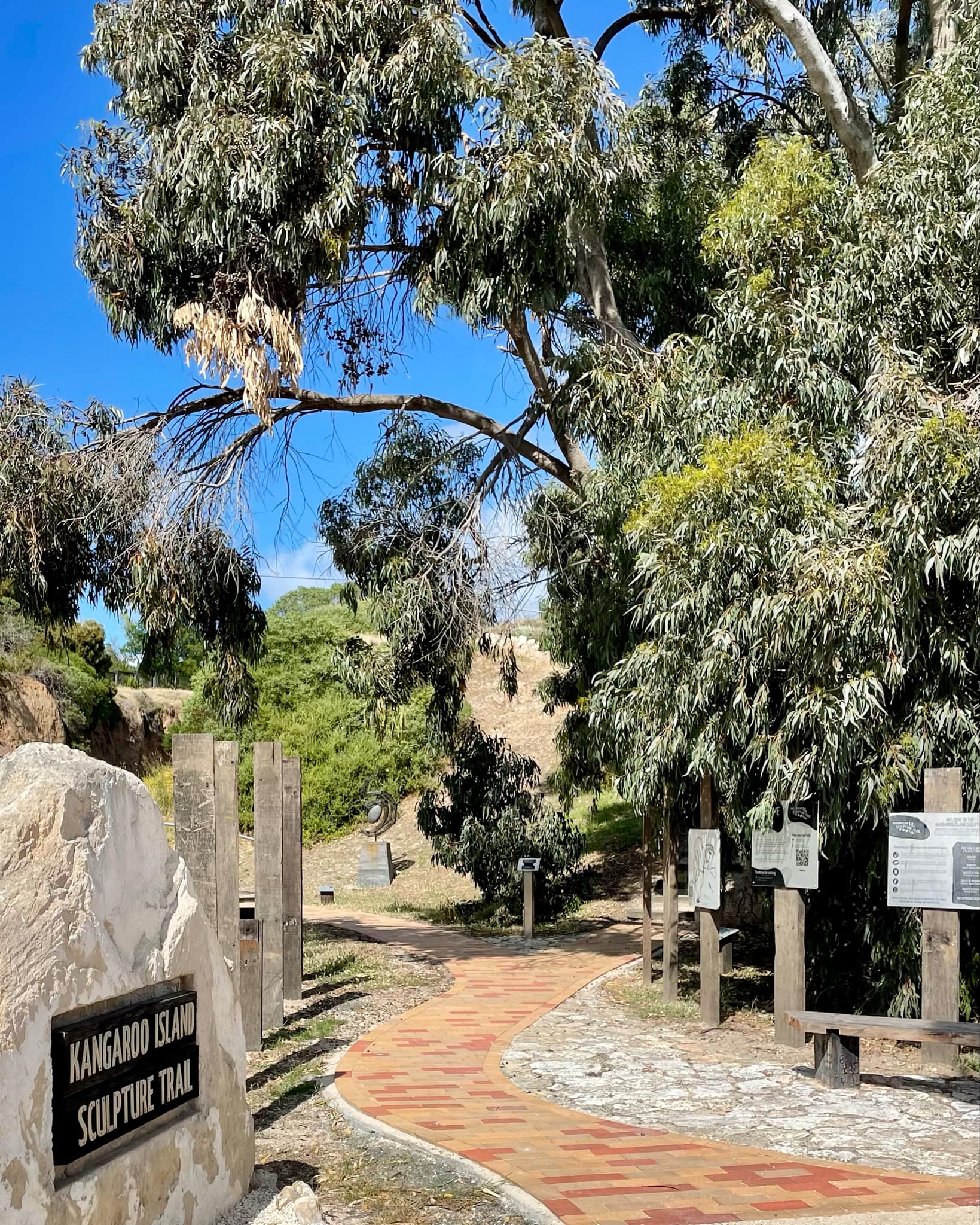 Our trail is always growing & evolving. Our recently upgraded entrance is looking better than ever, thanks to Mike Holden's paving craftsmanship.
Now Kangaroo Island Council have begun making even more improvements thanks to a South Australian Tourism Commission grant, ready for a busy summer season.
Stay tuned for news on our next installation, it's going to be very popular!