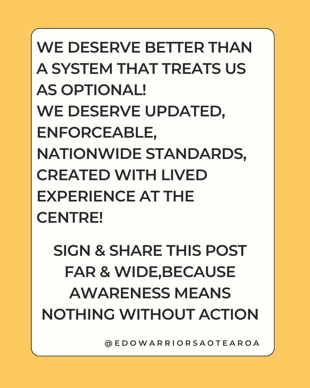 OUR HEALTH CAN’T WAIT — SIGN THE PETITION NOW
1 in 7 women, girls & people assigned female at birth in Aotearoa live with endometriosis.
Yet the care we receive still depends on where we live, who we see, and whether our pain is believed.
The current national guidelines were written in 2020 and are not enforceable — meaning they’re optional, inconsistent, and outdated. For many, they are not enough to guarantee timely, compassionate, equitable care.
This is why this petition matters
• Diagnosis can take 7–10 years! years of missed school, lost work, lost joy.
• Hormonal treatment is often pushed as the default option, even when it doesn’t work for many of us.
• Access to specialist surgeons, pain management, pelvic physio, mental health care, and non-hormonal support is limited and inconsistent.
• Young people are suffering in silence. Adults are burned out. Whānau are carrying the weight with no clear pathway.
We deserve better than a system that treats us as optional.
We deserve updated, enforceable, nationwide standards — created with lived experience at the centre.
What we’re asking for
🔸 An urgent review and rewrite of the national endometriosis guidelines
🔸 Guidelines that are mandatory, not optional
🔸 Care designed alongside those it affects — women, girls & people assigned female at birth
🔸 Equity for Māori, Pasifika, rainbow, disabled & rural communities
🔸 Real treatment options. Real choice. Real care.
📍 Add your voice now- Link in Bio
💛 Comment SIGNED when you’ve added your name
💛 Share this post far & wide — because awareness means nothing without action
💛 Tag someone who would stand with us
Together, we push this forward.
Together, we demand better.
#EndoWarriorsAotearoa #Endometriosis #PetitionForChange #HealthEquity #Aotearoa #EndoCommunity #DemandBetter #WomenGirlsAFAB #chronicpain