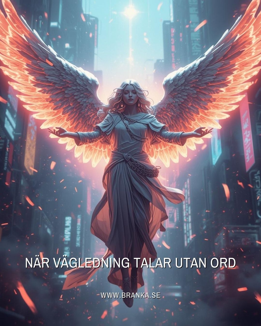 Vägledning kommer inte alltid med stora ord eller dramatiska uppenbarelser. Ofta är det mer stillsamt än så. Den visar sig i små impulser, i en oväntad känsla av klarhet eller i ett lugn som inte kan förklaras. Som om något inom oss redan visste, långt innan tanken hann formulera det.
Vår intuition är den mest naturliga kontakt vi har med våra guider och änglar. Inte som röster utifrån, utan som ett inre vetande. En sorts igenkänning. När vi blir stilla nog kan vi uppfatta den, inte genom att söka hårdare, utan genom att börja lyssna djupare.
Vägledningen handlar sällan om vad vi ska göra först, utan vem vi ska vara när vi gör det. När vi slutar jaga tecken och istället möter livet med full närvaro blir allt mycket tydligare. Inte därför att svaren plötsligt dyker upp utanför oss utan för att vi förstår att de alltid har funnits inom oss.
Ju mer vi vågar lita på denna inre kontakt, desto mer börjar livet bekräfta den. Sammanträffanden blir inte längre slump, utan samspel. Intuition blir inte gissning, utan vägledning. Och där vi tidigare tvekade, visar sig ofta vara mellanrummet där det insikterna hinner ifatt oss.
Ibland är det just så våra guider och änglar visar sig. Inte genom att tala om vad vi ska göra, utan genom att väcka den platsen inom oss som redan vet. De ger oss inte alltid något nytt, de fördjupar det som redan finns. Plötsligt känns livet inte lika osäkert längre. Det känns självklart.
Branka
www.branka.se