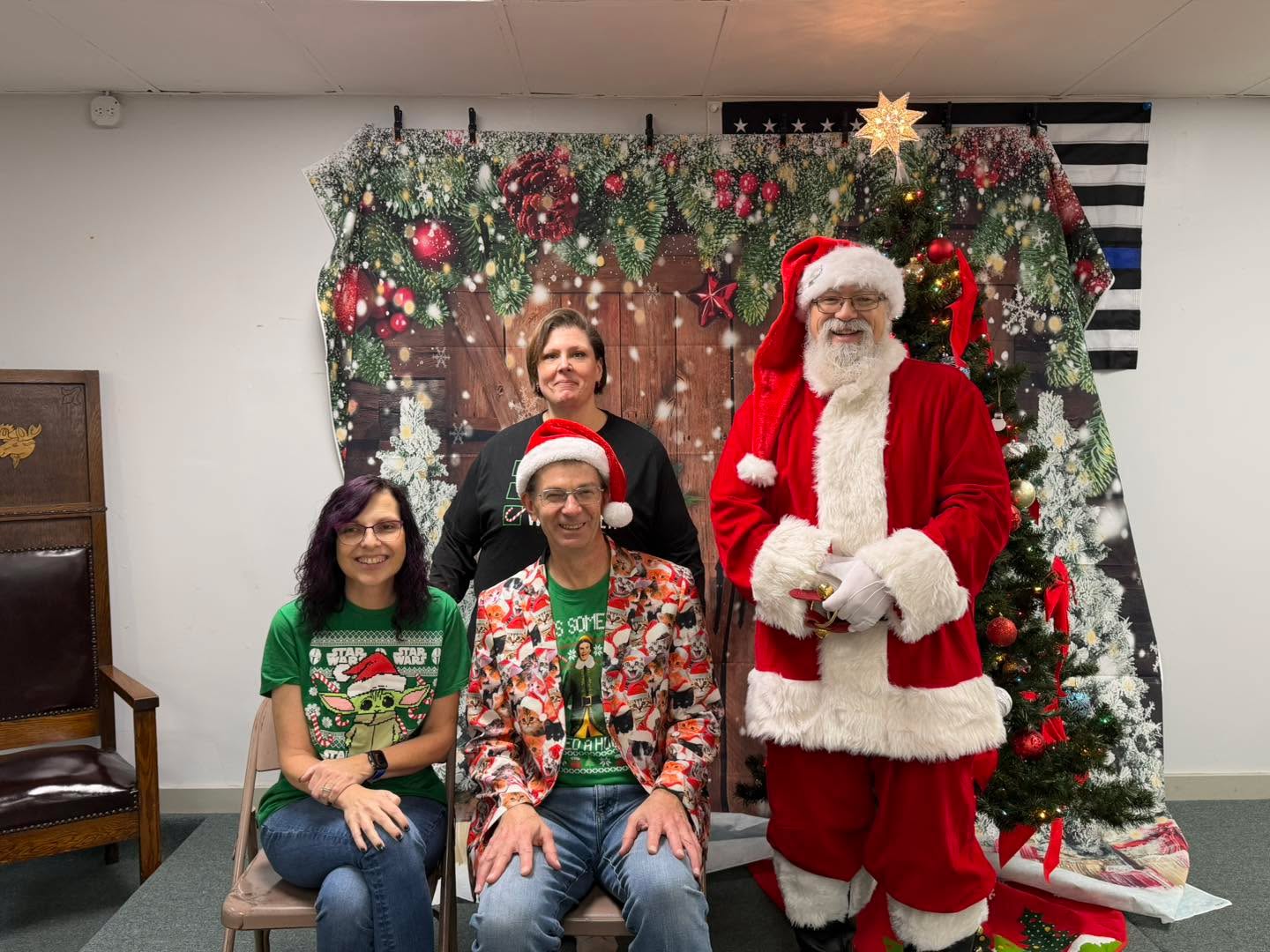 We have an amazing special guest for Cookies and Cocoa this afternoon! Be sure to stop by! We have a lot of cookies!