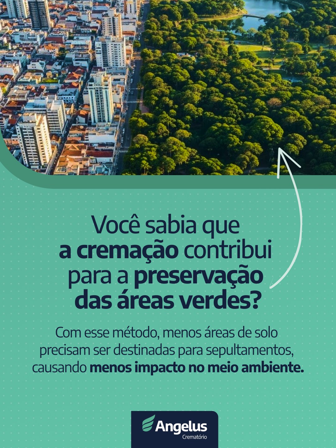 A cremação é uma escolha cada vez mais consciente, não apenas pela praticidade, mas também pelo impacto positivo que causa no meio ambiente. 🍃
Ao reduzir a necessidade de novas áreas para sepultamentos, esse método ajuda a preservar espaços verdes, evitar a expansão de cemitérios e manter o solo menos sobrecarregado.
É uma forma de cuidar da memória de quem amamos e também do futuro do planeta. 🌏
Se quiser saber mais sobre a cremação, entre em contato com a gente!
📞0800 006 6688
#Angelus #Cremação #Sustentabilidade #EscolhaConsciente