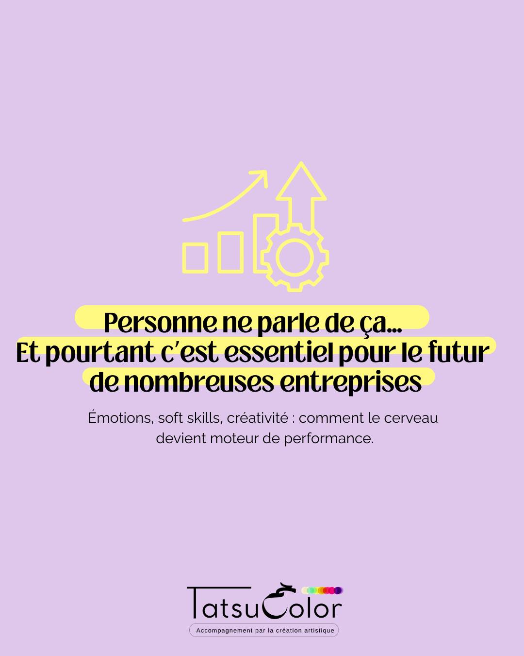 Comment le cerveau crée… et comment l’activer ?
On en parle peu, pourtant c’est essentiel pour l’avenir des entreprises.
La créativité n’est pas un talent réservé à quelques profils exceptionnels.
Elle repose sur des habiletés socio-cognitives : nos capacités à apprendre, réfléchir, ressentir et collaborer.
Quand elles sont activées, elles nourrissent :
▫️L’intelligence émotionnelle
▫️Les compétences relationnelles
▫️La créativité
▫️L’agilité professionnelle
Mais comment les stimuler ?
Selon Shelley Carson (Harvard), nous avons tous un potentiel créatif.
La différence vient de l’activation de certains états cérébraux.
Son modèle CREATES en décrit 7, mobilisés dans nos protocoles Tatsucolor :
1️⃣ Connect : relier pensées, émotions et idées.
2️⃣ Reason : structurer, hiérarchiser, décider.
3️⃣ Envision : imaginer, visualiser, ouvrir des possibles.
4️⃣ Absorb : recevoir, intégrer, laisser mûrir.
5️⃣ Transform : convertir tensions et émotions en énergie créative.
6️⃣ Evaluate : tester la valeur des idées, ensemble.
7️⃣ Stream : entrer dans le flow, état propice à l’innovation et à la sérénité mentale.
Concrètement, qu’est-ce que ça change ?
En combinant émotions, cognition et création, Tatsucolor ne “fait pas de l’art”.
Nous activons les mécanismes de la créativité pour :
▫️Résoudre des difficultés
▫️Stimuler l’innovation
▫️Renforcer le collectif
▫️Développer l’agilité
L’expression artistique devient un levier de performance durable.
Le cerveau créatif devient un outil stratégique.
On ne peint pas : on transforme la manière de penser, ressentir et collaborer.
#Créativité #Neurosciences #SoftSkills #Leadership #Innovation #Performance #Agilité #Tatsucolor