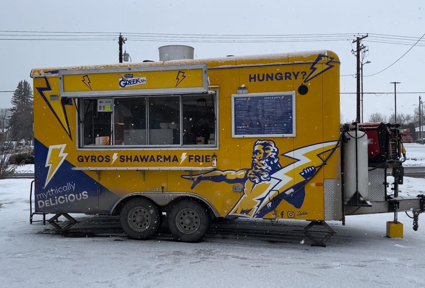 Itās that time of yearāwhere the weather dictates our schedule! Please always use the āFind Usā button on our website eatgreekish.com to make sure we are open.
Hereās this weekās schedule:
TUE-FRI 12/2-5 ~ CVS on 11th ~ 11-2 & 3-7
SAT 12/6 ~ CVS on 11th ~ 11-2