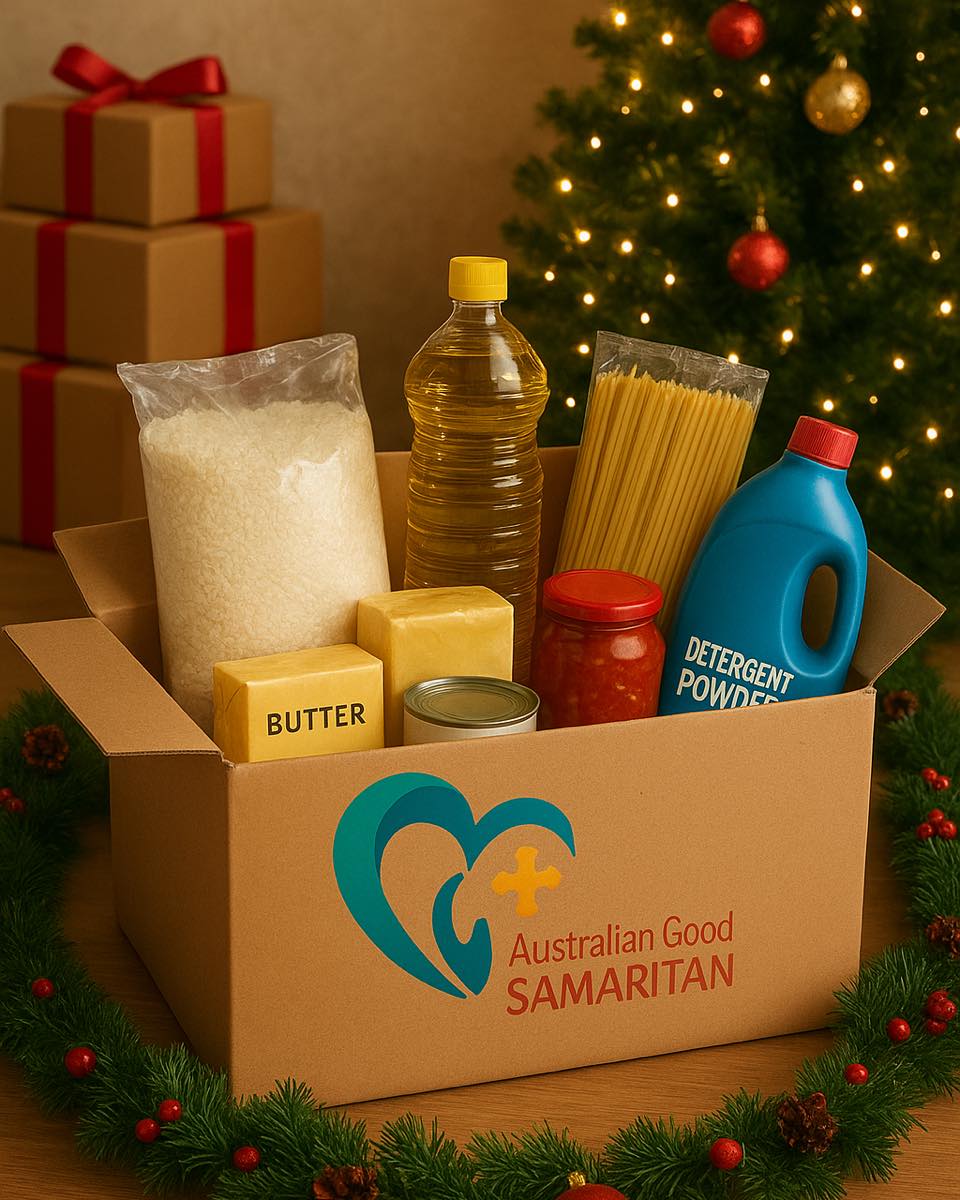 "Whoever is kind to the poor lends to the Lord, and He will reward them for what they have done." Proverbs 19:17
Moved by faith and guided by love, Australian Good Samaritan (AGS) is launching a fundraising campaign to prepare and distribute 1,000 essential food boxes for vulnerable families in Egypt.
Each box will contain essential items to support an entire family, including:
• Rice
• Sugar
• Cooking oil
• Butter
• Pasta
• Tea
• Chicken
• Salsa
• Detergent powder
These boxes are more than nourishment.
They are a sign of hope, dignity, and a reminder that God has not forgotten His people.
Campaign Goal: $50,000 AUD
Cost per box: $50 AUD
We invite you to join us in answering the Lord’s call to love our neighbour — not only in words, but through action.
Donate Online https://www.agscharity.org.au/donations
Or via Bank Transfer:
Account Name: AGS
BSB: 033031
Account Number: 245837
Reference:FOOD
Tax receipts are provided for all donations over $2.
"Together, we become the hands that feed, the hearts that comfort, and the neighbours who love as Christ taught us."