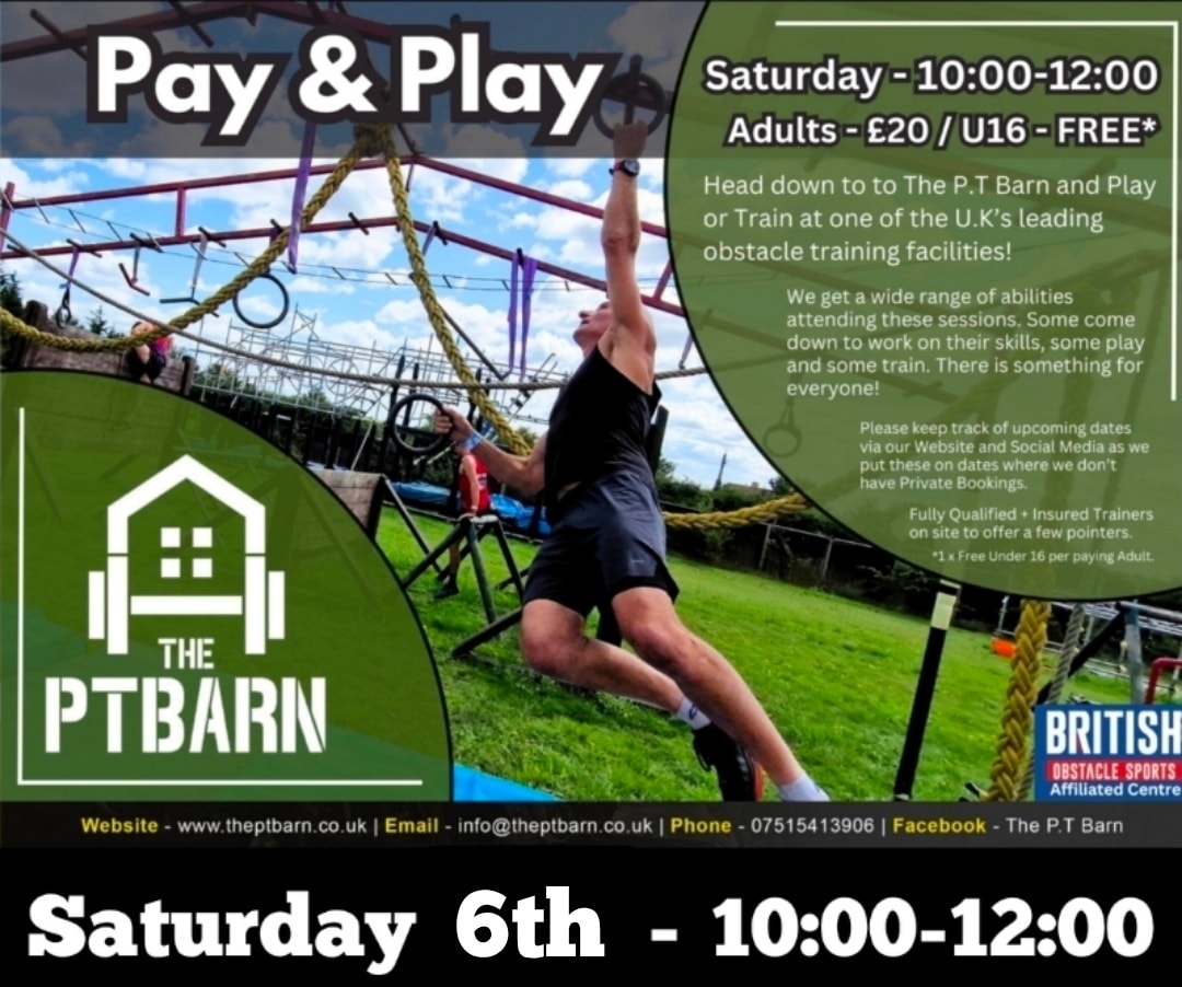 We will be running a Pay & Play this Saturday.
Advanced Online Bookings required.