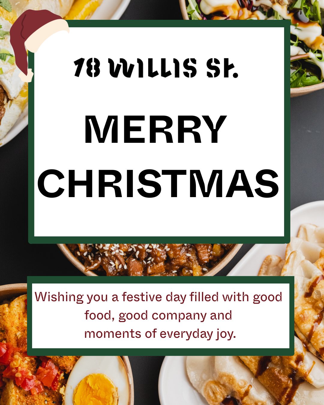 Christmas Day greetings from 18 Willis 🎁
However you’re celebrating today, we hope it’s filled with warmth, connection and the people who make your world feel full.
Thank you for being part of our 18 Willis family ❤️
#18WillisSt #LittleBitOfEverything