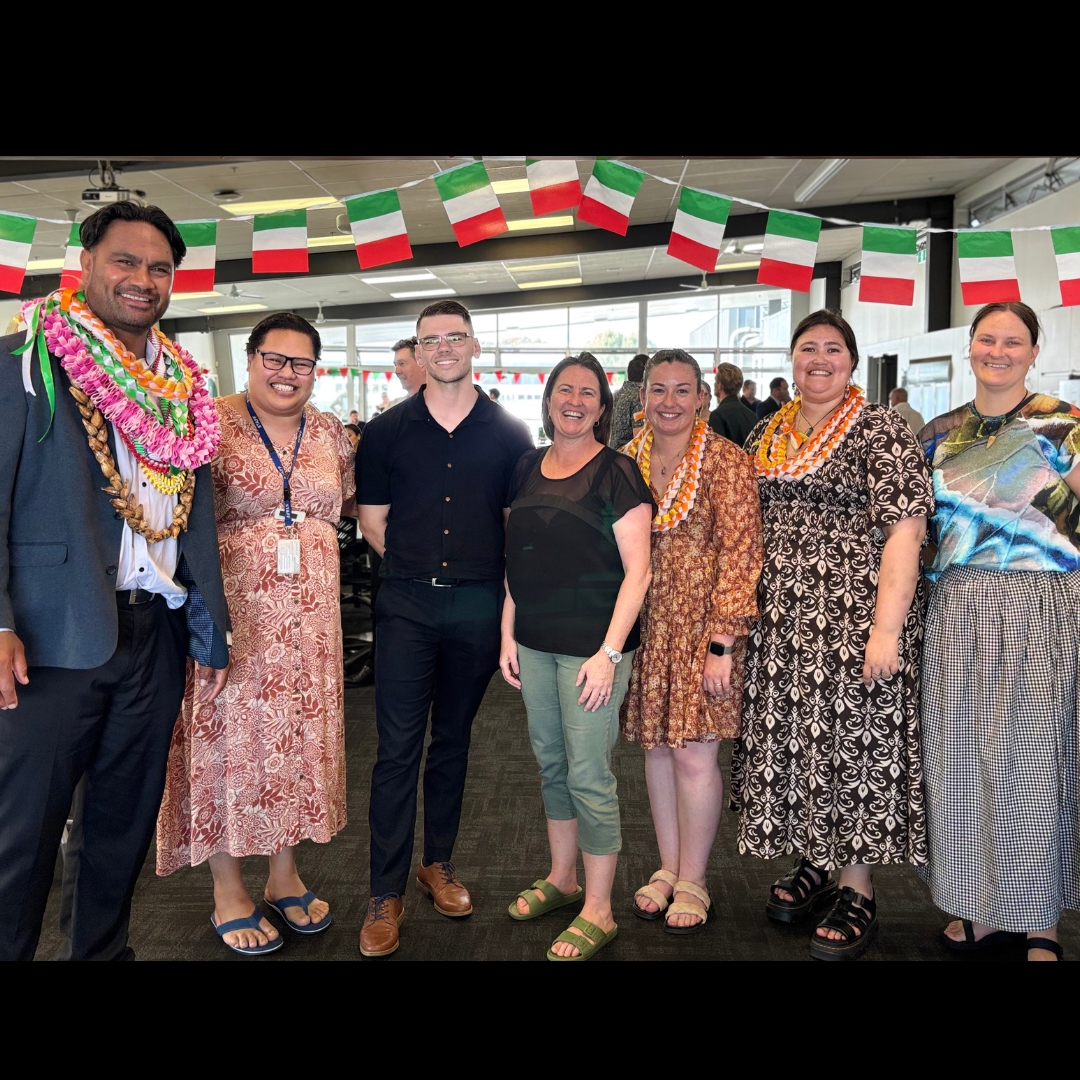It was an awesome night celebrating the hard mahi of our teachers Caitlin Rarity, Rebekah Swanepoel, and Filipo Levi at the Auckland Schools' Teacher Training Programme (ASTTP) Graduation!
Throughout this year, their journey has truly exemplified our OSC Norms—especially Harakeke and Mokoroa. It was a proud moment to witness the visible manaaki they offered not only to each other but to the entire ASTTP cohort. They have navigated the highs and lows of work-based teacher training with grace, and the deep connections forged during this journey were evident in the kōrero shared last night.
A massive ngā mihi goes out to their incredible mentors who guided them every step of the way:
Mr Guptill (with support from Mr Austin), Ms Irvine (with support from Mr Rao) and Ms Telea (with support from Mrs Karan)
We also want to acknowledge the many colleagues within each department who supported and cared for their growth. We are so proud of you all!
Picture (L-R):Mr Levi, Ms Telea, Mr Guptill, Ms Lambert, Miss Rarity, Miss Swanepoel and Ms Irvine.