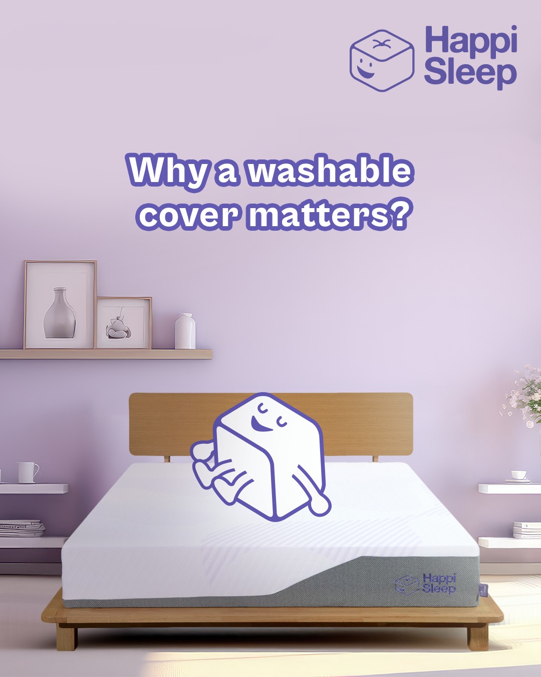 Life gets messy but your mattress doesn’t have to. 😉 With the H+ Prime mattress and its washable cover, Cubie’s little accidents go from spill to chill with one quick zip and wash, keeping comfort fresh and easy.
#HappiSleep #DreamWithUs