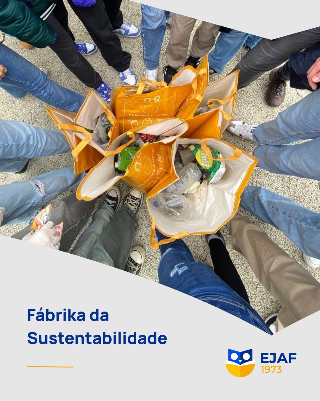 Já conheces a Fábrika da Sustentabilidade? 🌱
Através de atividades de investigação, debate e ação, os alunos são incentivados a encontrar estratégias para enfrentar os desafios do mundo contemporâneo, para que possam desenvolver uma consciência ambiental sólida e o compromisso ecológico. 🌍
#FábrikaEJAF #EJAF #OlhosPostosNoFuturo