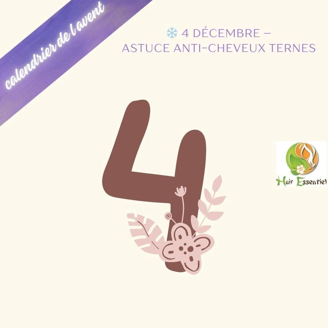 ✨ 4 décembre – Astuce anti-cheveux ternes
💫 Astuce du jour : ravivez l’éclat de vos cheveux !
1️⃣ Rincez vos cheveux à l’eau tiède
2️⃣ Finissez par un jet d’eau froide ❄️
3️⃣ Ajoutez une touche d’huile de jojoba ou de ricin pour la brillance 🌿✨
#HairEssentielChalon #AstuceCheveux #Noël2025 #HairSpa