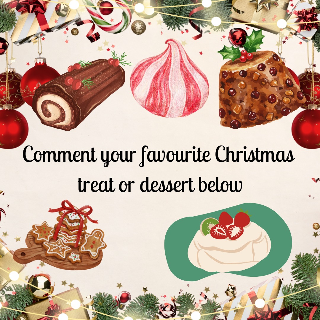 Itโs officially dessert season! ๐๐
Tell meโฆ whatโs your must-have Christmas treat?
Pav? Gingerbread? A cheeky choc ripple log? ๐๐
#Christmas #christmasbaking #christmasdesserts #amberblossomcakes #cakeshop