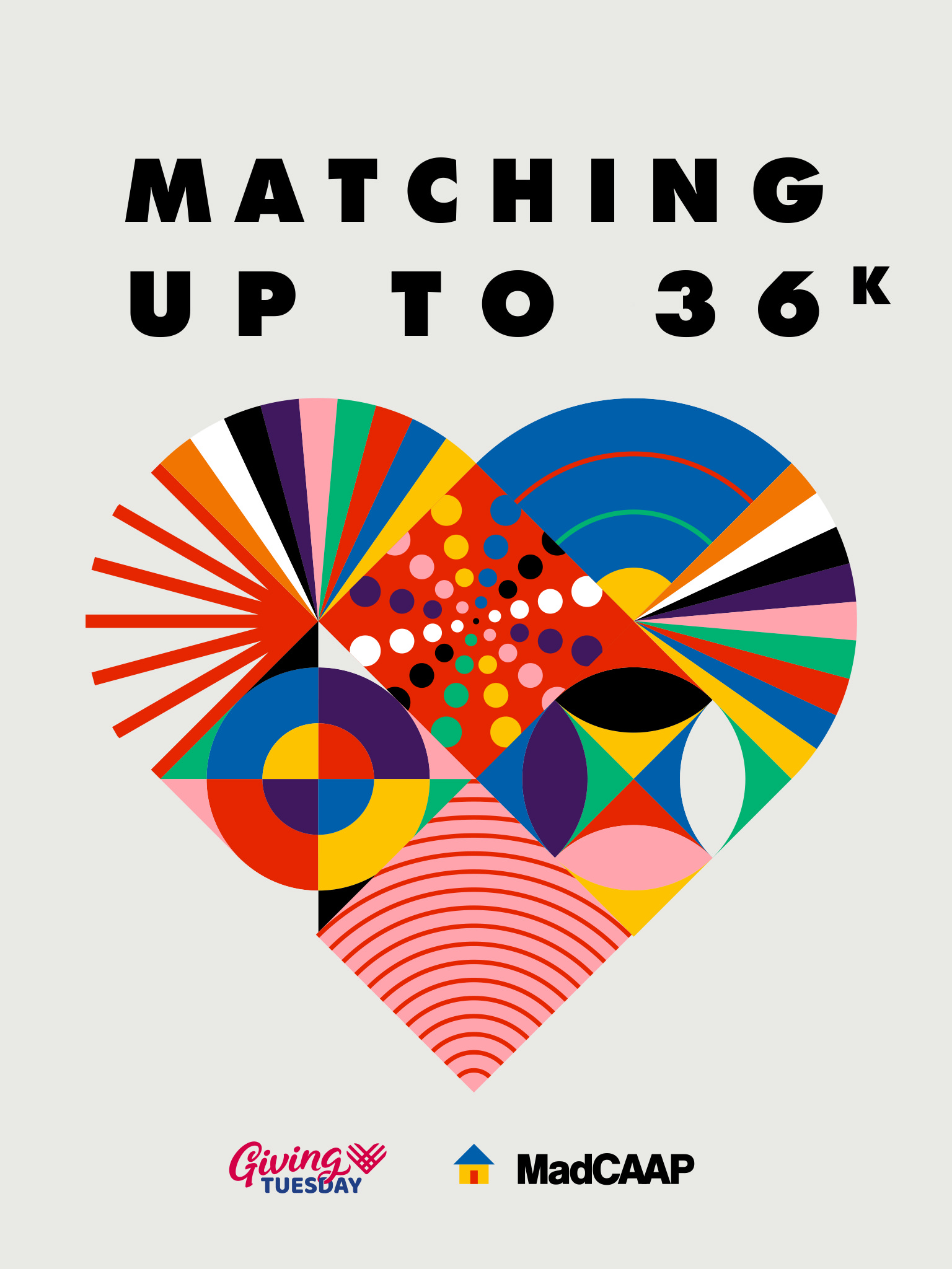 Let's double up this holiday season. Your #GivingTuesday ❤️ donation is matched by an extraordinary donor up to $36,000! 🔗 https://bit.ly/madcaap-donate