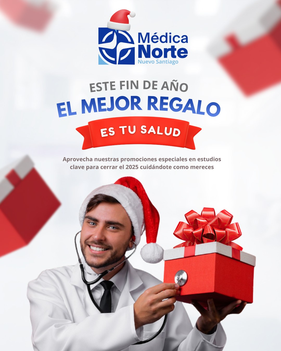 💙 Este fin de año, lo más valioso que puedes cuidar… eres tú.
Por solo $40.00, realiza tu densitometría ósea o mamografía y toma control de tu salud con estudios que pueden cambiar tu panorama a tiempo.
Un chequeo hoy significa decisiones inteligentes mañana, y eso también es un regalo de fin de año.
📞 Reserva tu cita:
950-0047 o nuestro Whatsapp 6633-110
No esperes una señal. Este es el momento perfecto para priorizarte.
#mamografia #densitometria #Prevención #panama #MédicaNorte