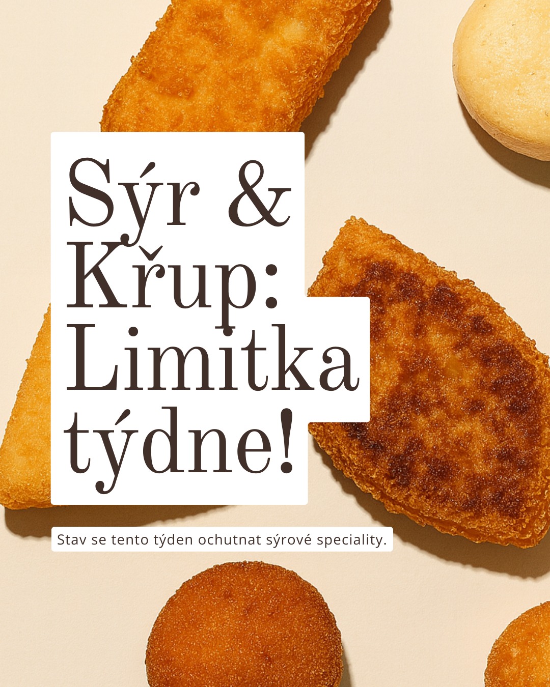 📸 Víc tvarů, víc chutí, víc zábavy!
🧀 Mozzarella, hermelín, niva, blaťácké zlato, tvarůžky s chorizem... každý kousek jiný, ale všechno je to zlato.
👫 Přijď s kamarádama a dejte si sýrový sharing, který vás posadí do roztaveného nebe.
Talíř ke stolu, vidličky do ruky – ať se tahá, krupne a sdílí! 🍽️💥
📍 Jen tento týden, jen Na Humpolce.
👉 #SdílejSýr #ShareFoodNaHumpolce #SyrKamosi #NaHumpolce