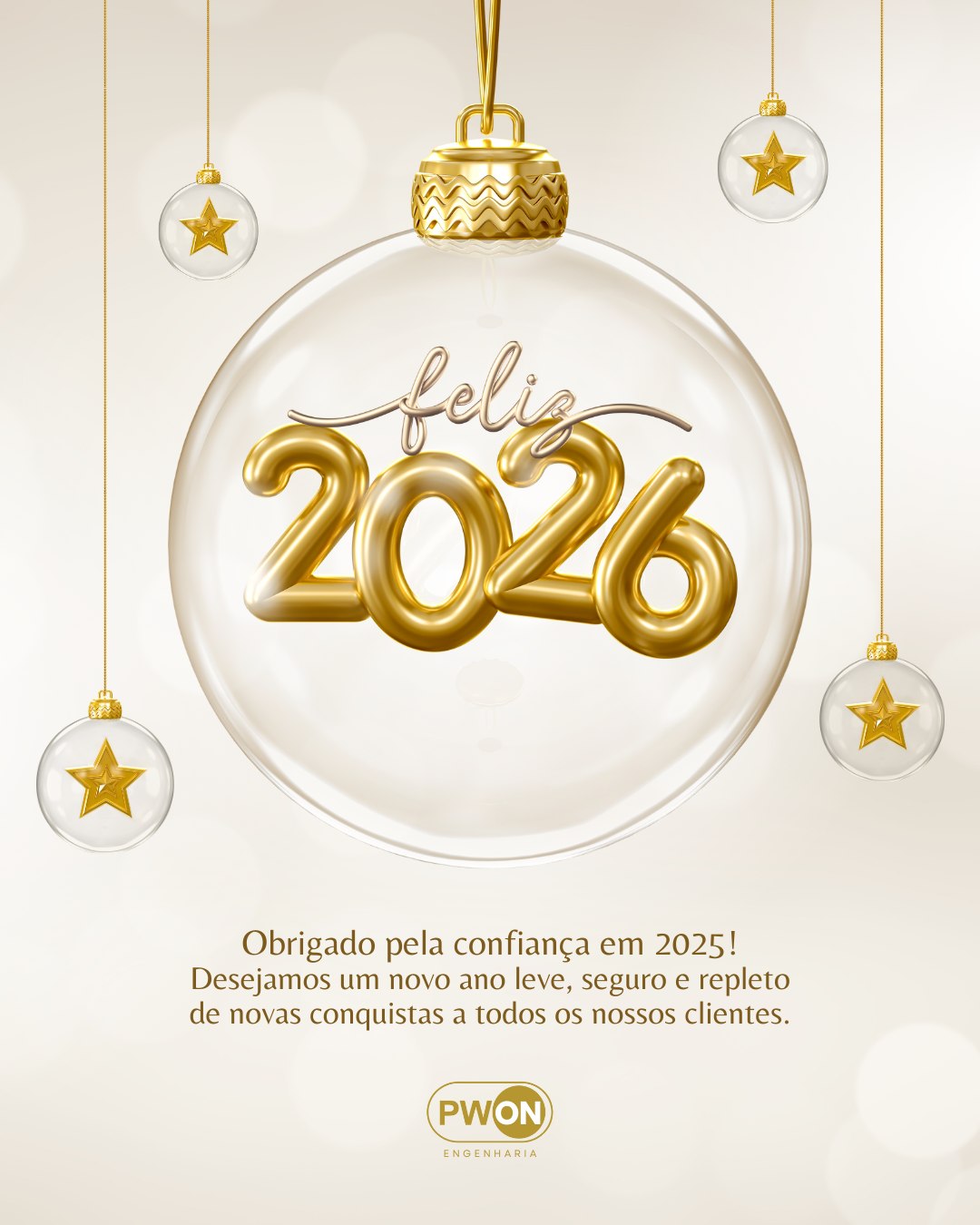 Chegamos ao fim de mais um ano com gratidão no coração.
Obrigado por cada projeto, cada confiança e cada história que a gente teve o privilégio de fazer parte em 2025. Que 2026 venha leve, seguro e cheio de recomeços bons pra você e pra sua família.
A gente segue por aqui, pronto pra construir mais um ano de conquistas junto com você.