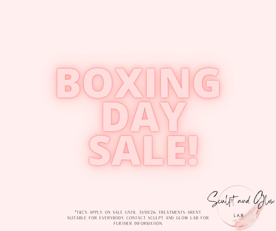 It's here! 🥳
@sculptandglowlab's BOXING DAY SALE!
10% off FULL PRICED packages!*
6x treatments of Fat Cavitation & RF Skin Tightening to 1 area normally $469, now ONLY $422!*
6x treatments of RF Skin Tightening to 1 area normally $359, now ONLY $323!*
4x sessions of SculptX+ to 2 areas normally $239, now ONLY $215!*
Afterpay is available in-clinic!
Just mention BOXINGDAY10 to receive your discount!
Why choose @sculptandglowlab?
✅Experienced and fully qualified nurse-led clinic, using specialised techniques with proven results!
✅State of the art devices are used that are clinically proven to deliver results!
✅Individual treatment plans to achieve your desired results
✅FREE consultations!
✅Monthly specials
✅Comfortable, non judgemental clinic
✅ 280+ ⭐️⭐️⭐️⭐️⭐️ reviews
The important stuff 🥱
*T&C's apply. Full terms and conditions can be viewed at www.sculptandglowlab.com. 10% off valid to selected full priced packages. Valid until 31/01/26. Packages expire 6 months from initial appointment. Treatment isn't suitable for everybody. Contact @sculptandglowlab for further information. Afterpay terms and conditions apply.
.
.
#boxingdaysale #fatcavitationperth #rfskintighteningperth #sculptxperth #bodysculptingspecialistsperth #nurseledclinic #emsculptperth #afterpay #vacuumtherapyperth #plasmafibroblastperth #teethwhiteningperth #musclebuildingperth #cellulitereductiontreatmentperth #perthbeautydeals #thinkingofbodysculpting #perthbeauty #SlimLUX #summer