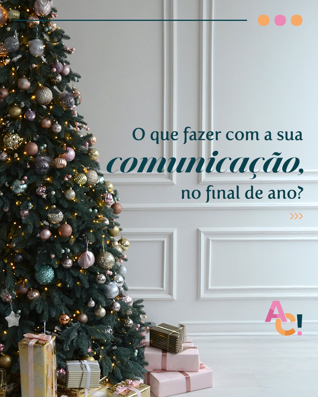 Fim de ano não precisa ser confuso!
Além do que deixamos no carrossel, use esse momento, também, para:
✔️ Organizar horários de atendimento.
✔️ Preparar mensagens de aviso do retorno, com antecedência.
✔️ Deixar protocolos claros para urgências.
✔️ Atualizar informações no Google®.
✔️ Pensar sobre a sua equipe.
Comunicação cuidada reduz ansiedade, tanto para a marca quanto para os pacientes.