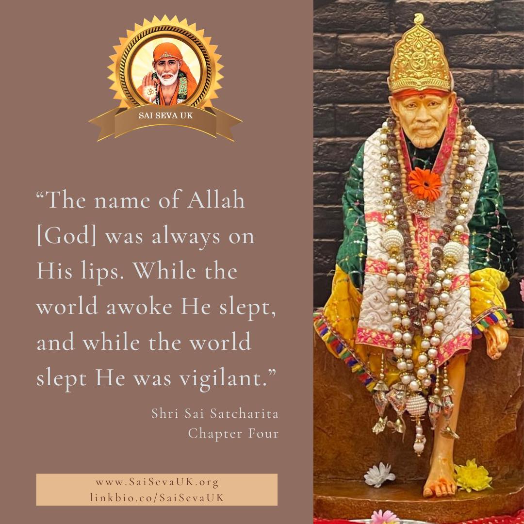 Shirdi Sai Babaโs Shri Sai Satcharita is filled with endless pearls of wisdom, partake of them to your hearts content โค๏ธ
#Blessed #ThankYouBaba #PearlsOfWisdom #SharingTeachings #NuggetsOfInspiration #ShirdiSaiBaba #SaiSevaUk