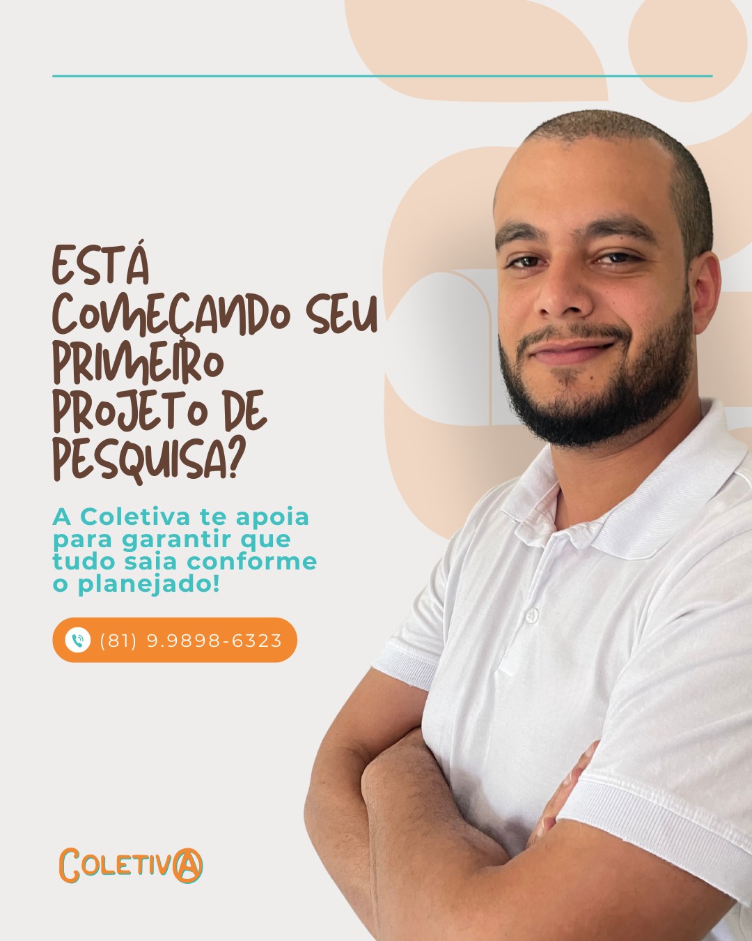 Não se preocupe, você não precisa fazer isso sozinho(a)!
A Coletiva está aqui para te guiar desde o início, com orientações personalizadas para cada etapa do processo.
Criar um projeto de pesquisa pode parecer complicado, mas com o planejamento certo e o apoio adequado, o caminho fica muito mais claro. Vamos definir objetivos, escolher o tema, planejar as etapas e garantir que sua pesquisa seja feita com qualidade!
#Coletiva #ApoioAcadêmico #ProjetoDePesquisa #PrimeiroProjeto #JornadaAcadêmica #PesquisaDeQualidade