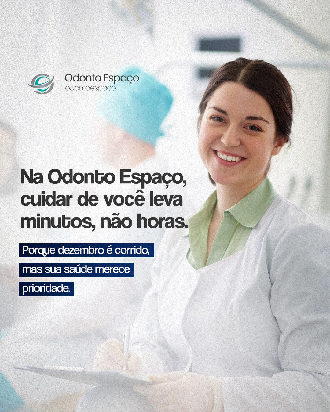 🎄 Dezembro chega e parece que tudo acontece ao mesmo tempo: festas, trabalho, viagens, encontros…
E a primeira desculpa que surge é sempre a mesma:
“Agora não dá tempo de ir ao dentista.”
✨ Mas aqui, o cuidado cabe na sua rotina.
Na Odonto Espaço, cada processo foi pensado para respeitar o seu tempo:
⏱ Horários pontuais — sem espera desnecessária
💻 Escaneamento digital rápido e preciso
📋 Consultas objetivas, acolhedoras e eficientes
💛 Ambiente organizado para que você entre e saia com tranquilidade
Nada de perder horas na clínica.
Nada de atrasos.
Nada de processos demorados.
💎 Aqui, você resolve em minutos o que adiou por meses.
E sai com a sensação de estar cuidando de você — mesmo no mês mais corrido do ano.
👉 Agende sua consulta e viva um atendimento que respeita o seu tempo.
#OdontoEspaco #ConfiançaEExcelência #TempoÉPrioridade #DezembroCorrido #AtendimentoHumanizado #OdontologiaModerna #VidaReal #odontoespaço #dentistavilamariana #vilamarianasp #VilaMariana #ortodontia #ortodentista #dentistasp