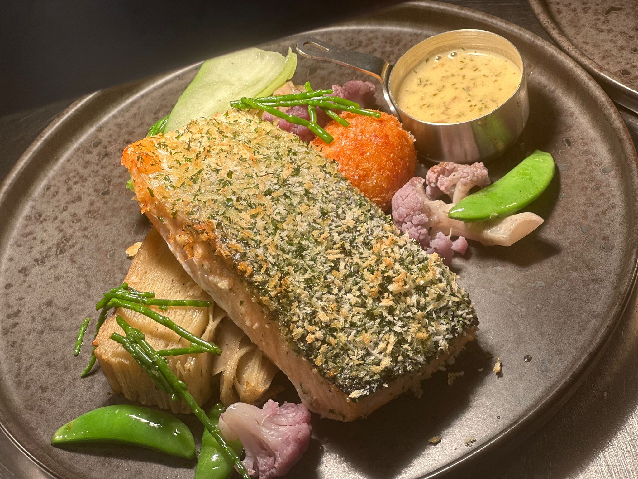 Our Special Set Lunch & Early Bird Dinner Menu is available every week from Tuesday to Saturday, serving 12–3pm and 5–6pm (last booking at 5:45pm).
Enjoy 2 or 3 courses from a selection of delicious, freshly prepared dishes — all at a fantastic price! 😋✨
Tempt yourself by browsing the menu and book your table online now at floryrestaurant.co.uk.
We look forward to welcoming you! 🍽
📸 Flory's Herb crusted fresh salmon with dauphinoise, Kiev ball, samphire & beurre blanc sauce
#bodmin #cornwalleats #setlunch #food #cornwall